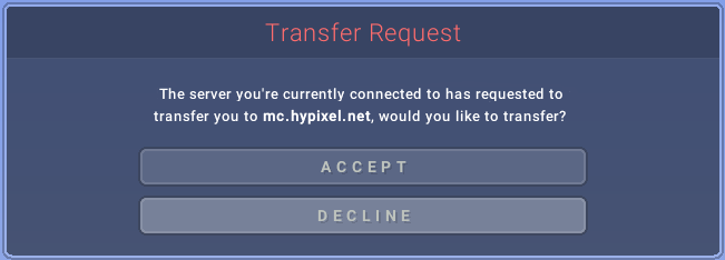 Transfer Module Example